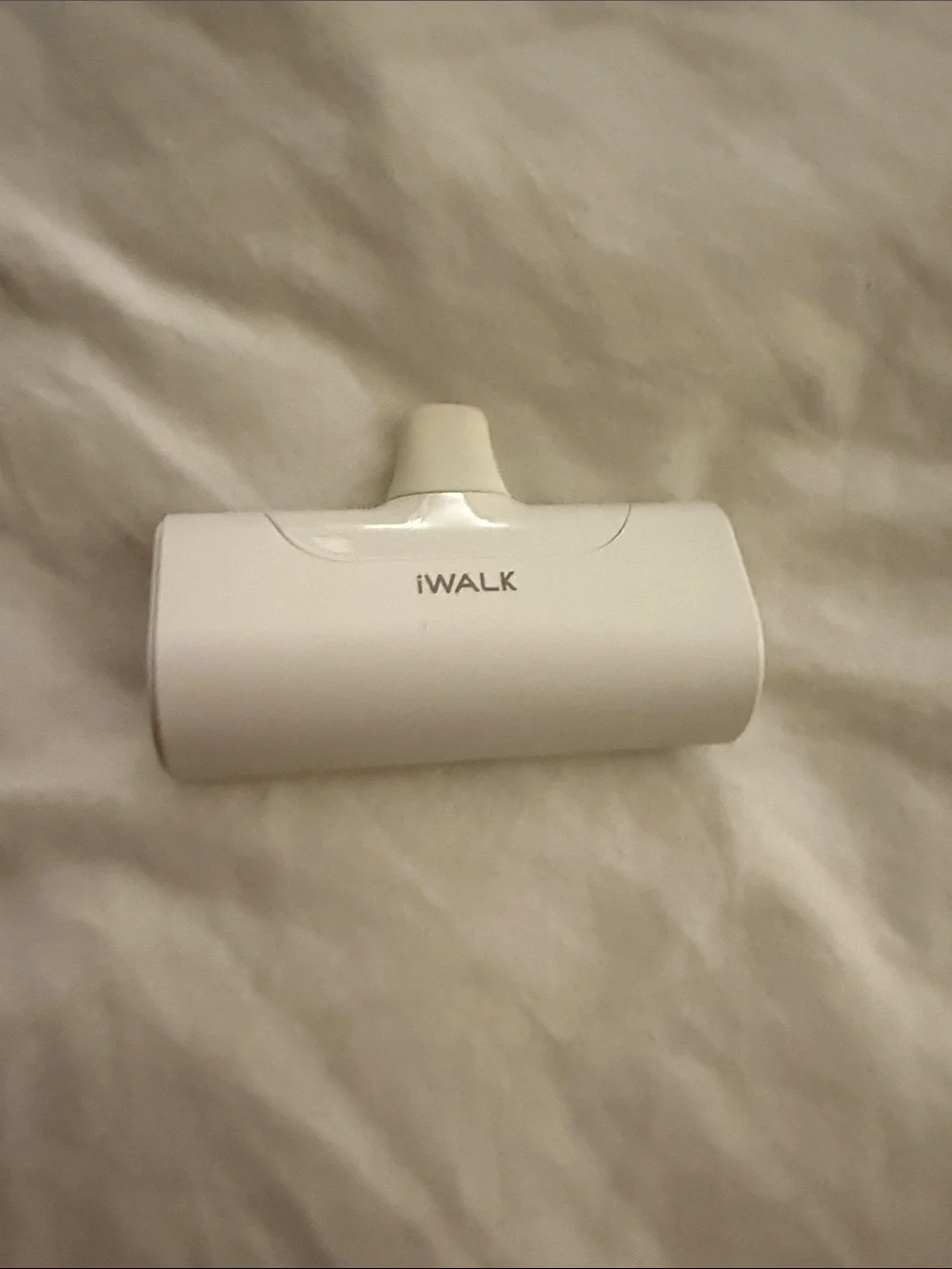 White Portable Phone Charger Power Bank iwalk